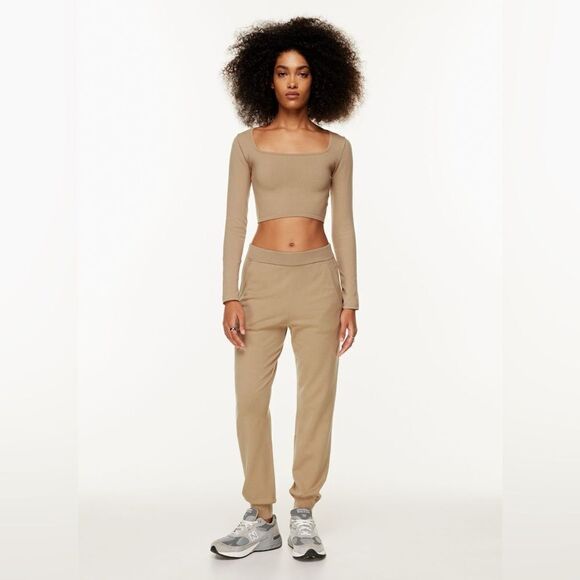 Babaton | High-rise knit Rodin Jogger | Constant Camel - Picture 2 of 9